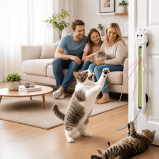 Automatic Retractable Cat Teaser
