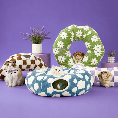 Komavic Washable Cat Tunnel Bed