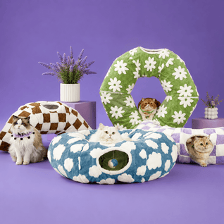 Komavic Washable Cat Tunnel Bed