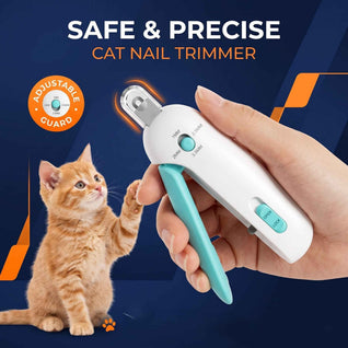 Cat Nail Clipper – Adjustable Safe Trimmer with Nail File