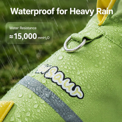 Dinosaur Dog Raincoat with Clear Visor Hood – Full-Body Waterproof Pet Suit for Rain, Mud & Outdoor Walks