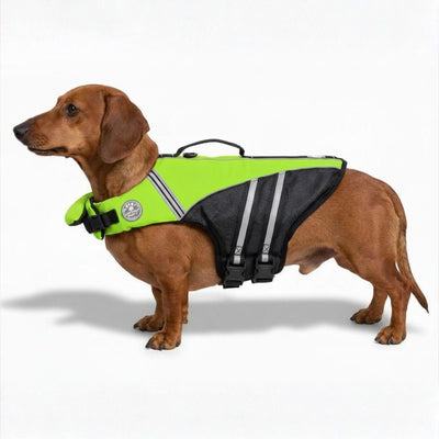 Dog Life Jacket | Adjustable Swim Vest with Bright Colors for Safety in Water