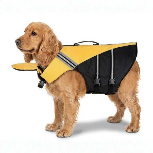 Dog Life Jacket | Adjustable Swim Vest with Bright Colors for Safety in Water
