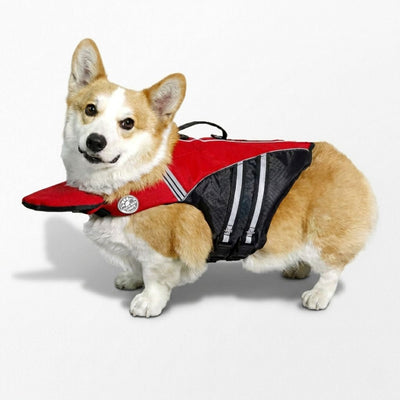 Dog Life Jacket | Adjustable Swim Vest with Bright Colors for Safety in Water