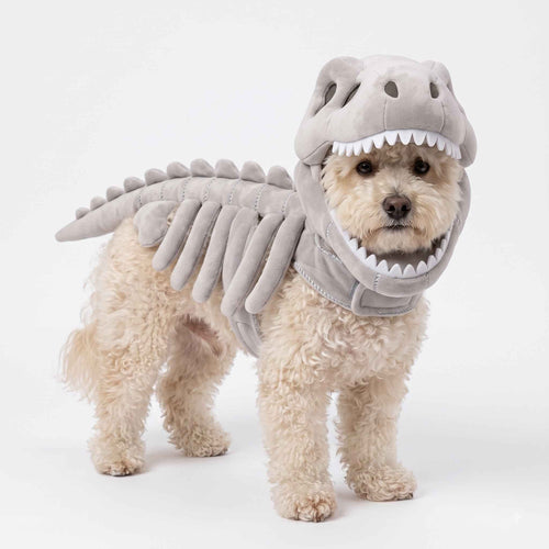 Dino Dog Costume for Pets – Plush Skeleton Delight for Fun & Festivities 45cm