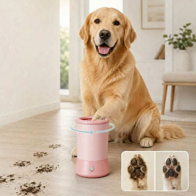 Electric Pet Paw Cleaner Pro – USB Rechargeable Dog & Cat Paw Washer