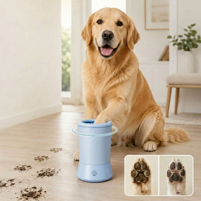 Electric Pet Paw Cleaner Pro – USB Rechargeable Dog & Cat Paw Washer