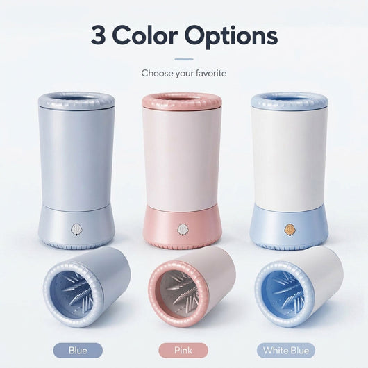 Electric Pet Paw Cleaner Pro – USB Rechargeable Dog & Cat Paw Washer