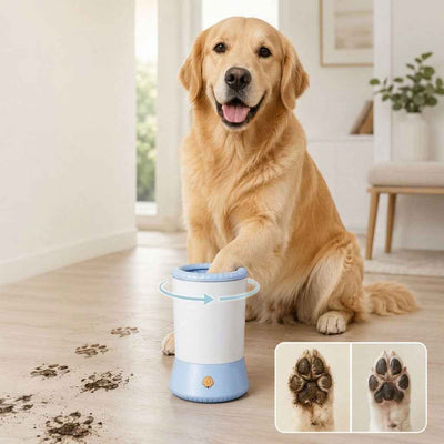 Paws in Awe Electric Pet Paw Cleaner Pro – USB Rechargeable Dog & Cat Paw Washer