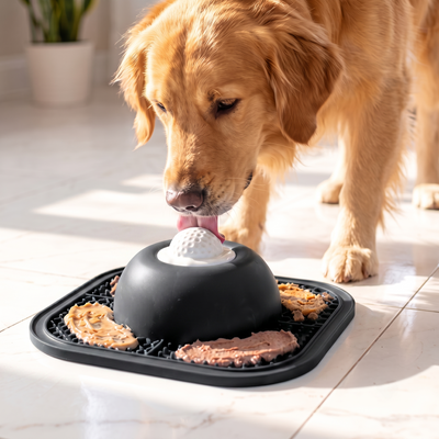 2-in-1 Interactive Rolling Lick Bowl – Slow Feeder & Enrichment Toy for Dogs & Cats