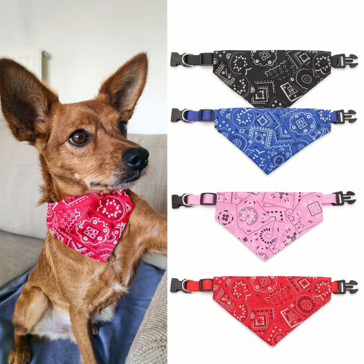 Komavic Adjustable Dog Bandana Scarf