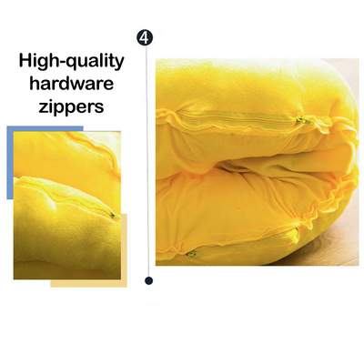 Komavic Banana-Shaped Dog Bed with Plush Filling