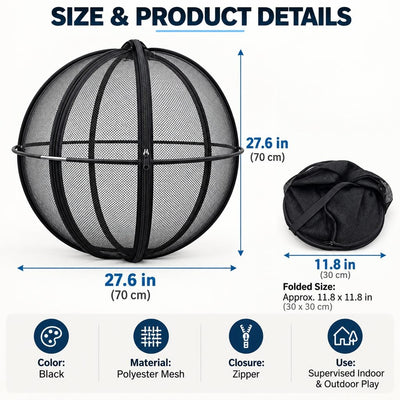 Komavic 27.6 Outdoor Rolling Cat Playpen Ball 
