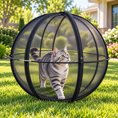 Komavic 27.6 Outdoor Rolling Cat Playpen Ball 