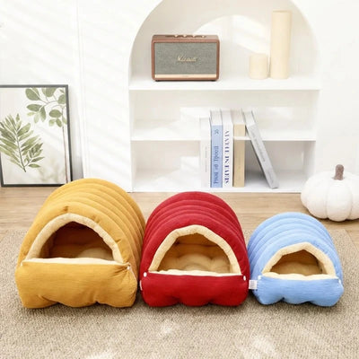 Komavic Corduroy Dachshund Cave Bed