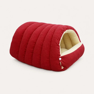 Komavic Corduroy Dachshund Cave Bed