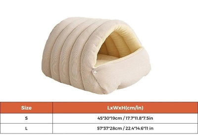 Komavic Corduroy Dachshund Cave Bed 
