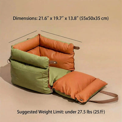 Komavic Dog Car Seat Bed 