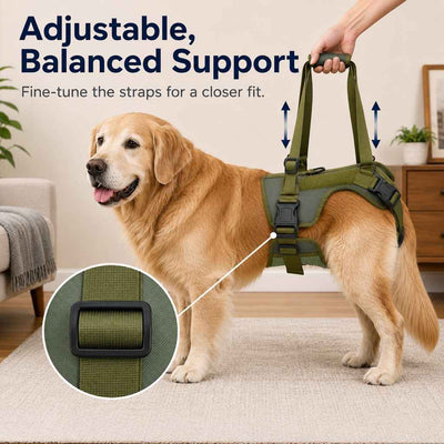 Komavic Dog Lift Harness for Weak Hind Legs & Stairs