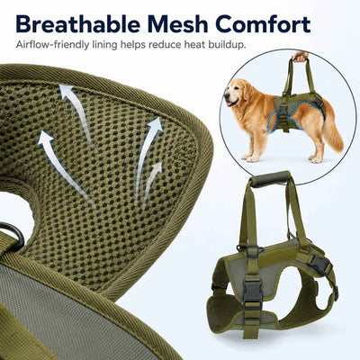 Komavic Dog Lift Harness for Weak Hind Legs & Stairs