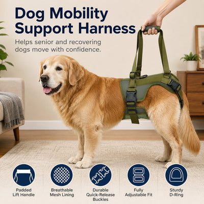 Komavic Dog Lift Harness for Weak Hind Legs & Stairs