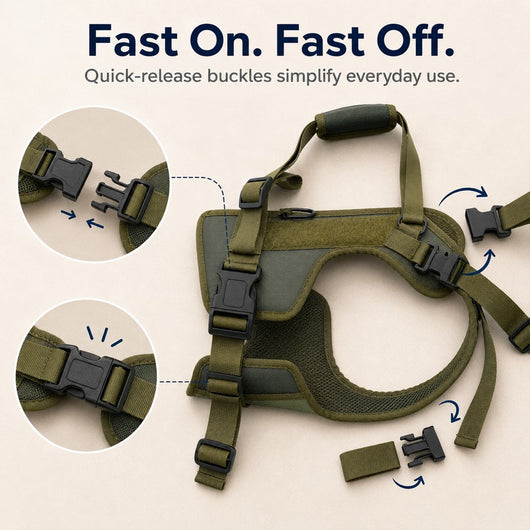 Komavic Dog Lift Harness for Weak Hind Legs & Stairs