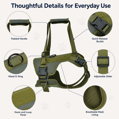 Komavic Dog Lift Harness for Weak Hind Legs & Stairs