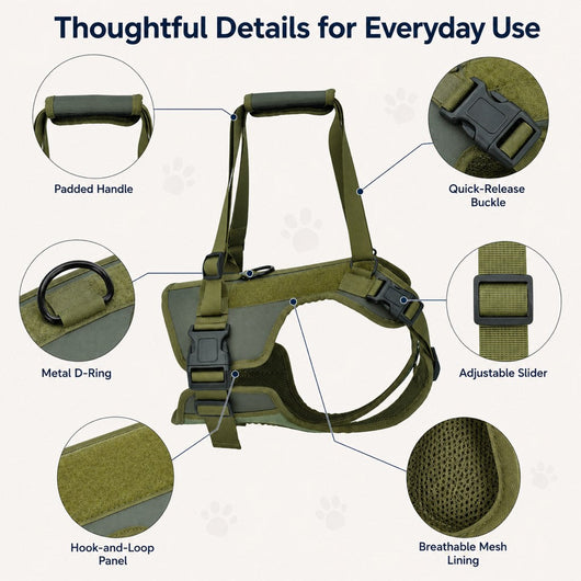Komavic Dog Lift Harness for Weak Hind Legs & Stairs