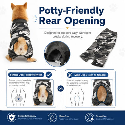 Komavic Dog Post-Surgery Suit