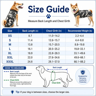 Komavic Dog Post-Surgery Suit