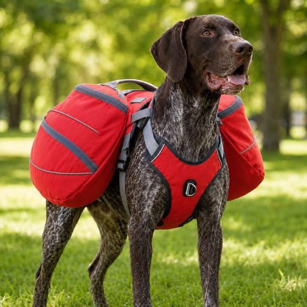 Komavic Dog Saddlebag Backpack Harness
