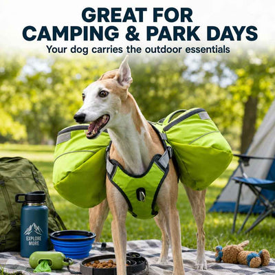 Komavic Dog Saddlebag Backpack Harness