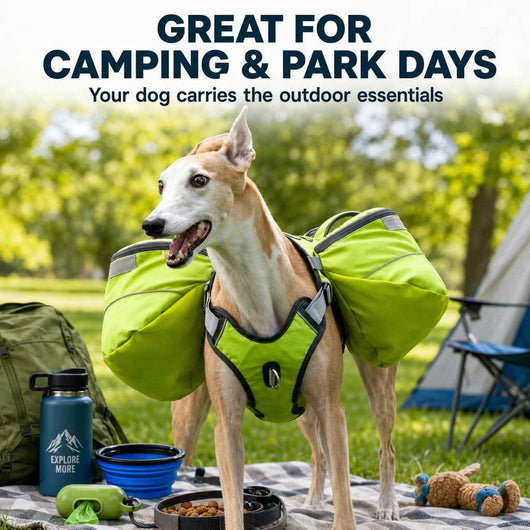 Komavic Dog Saddlebag Backpack Harness
