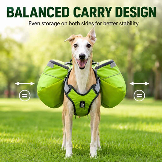 Komavic Dog Saddlebag Backpack Harness