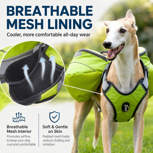 Komavic Dog Saddlebag Backpack Harness