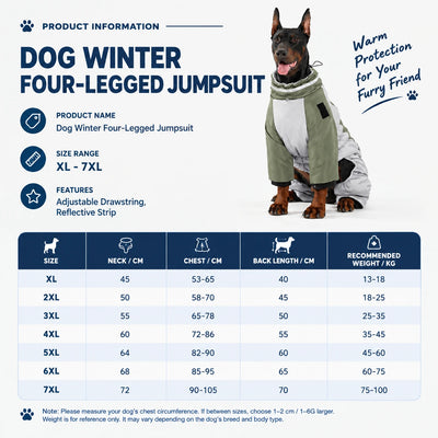 Komavic Four Legged Dog Coat
