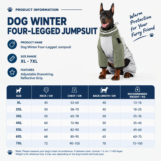 Komavic Four Legged Dog Coat