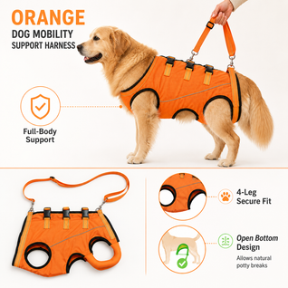 Komavic Dog Mobility Support Harness for Senior Dogs, Full Body Lift Assist Vest