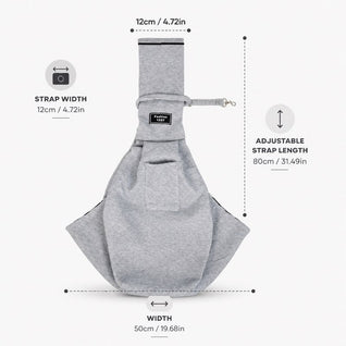 Komavic Hand-Free Dachshund Sling, Dog Carrier Tote Bag