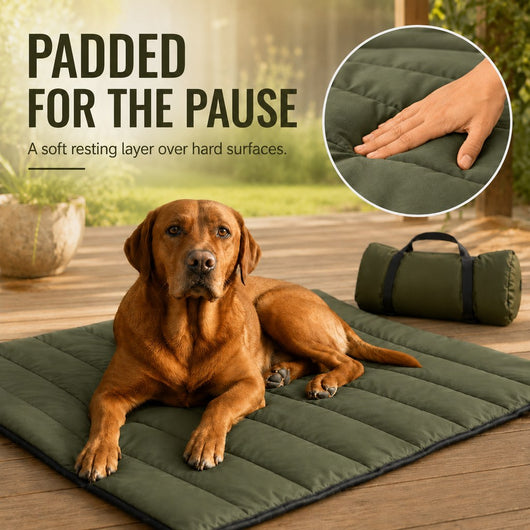 Komavic Portable Roll-Up Dog Travel Mat