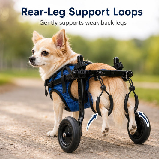 Komavic Small Dog Wheelchair for Back Legs