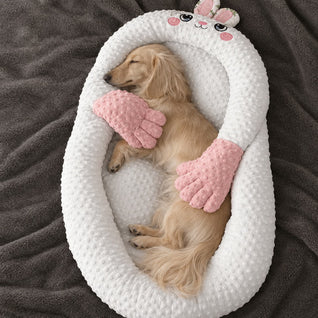 Komavic Soothing Patting Dachshund Bed, Anxiety Relief Calming Dog Bed