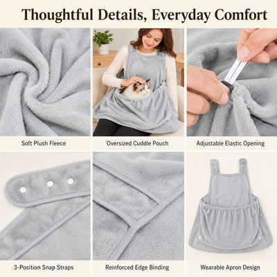 Komavic Wearable Cat Cuddle Apron