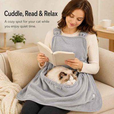 Komavic Wearable Cat Cuddle Apron
