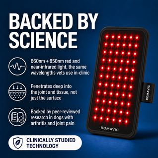 Komavic Dog Red Light Therapy Pad for Joint Care