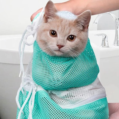 Komavic Adjustable Mesh Cat Grooming Bag