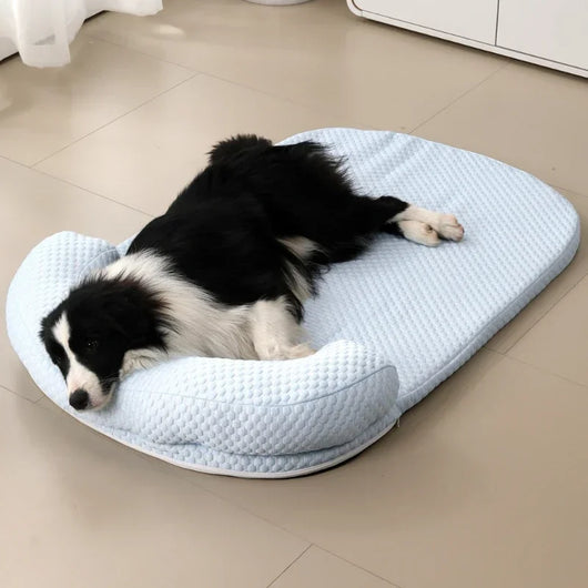 Komavic Cooling Pet Bed with Raised Bolster