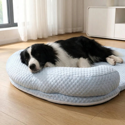Komavic Cooling Pet Bed with Raised Bolster