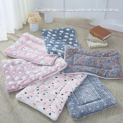 Komavic Plush Printed Pet Sleeping Mat