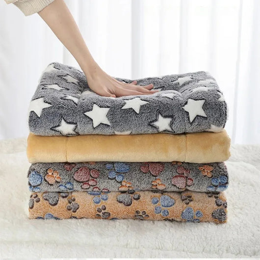Komavic Plush Printed Pet Sleeping Mat